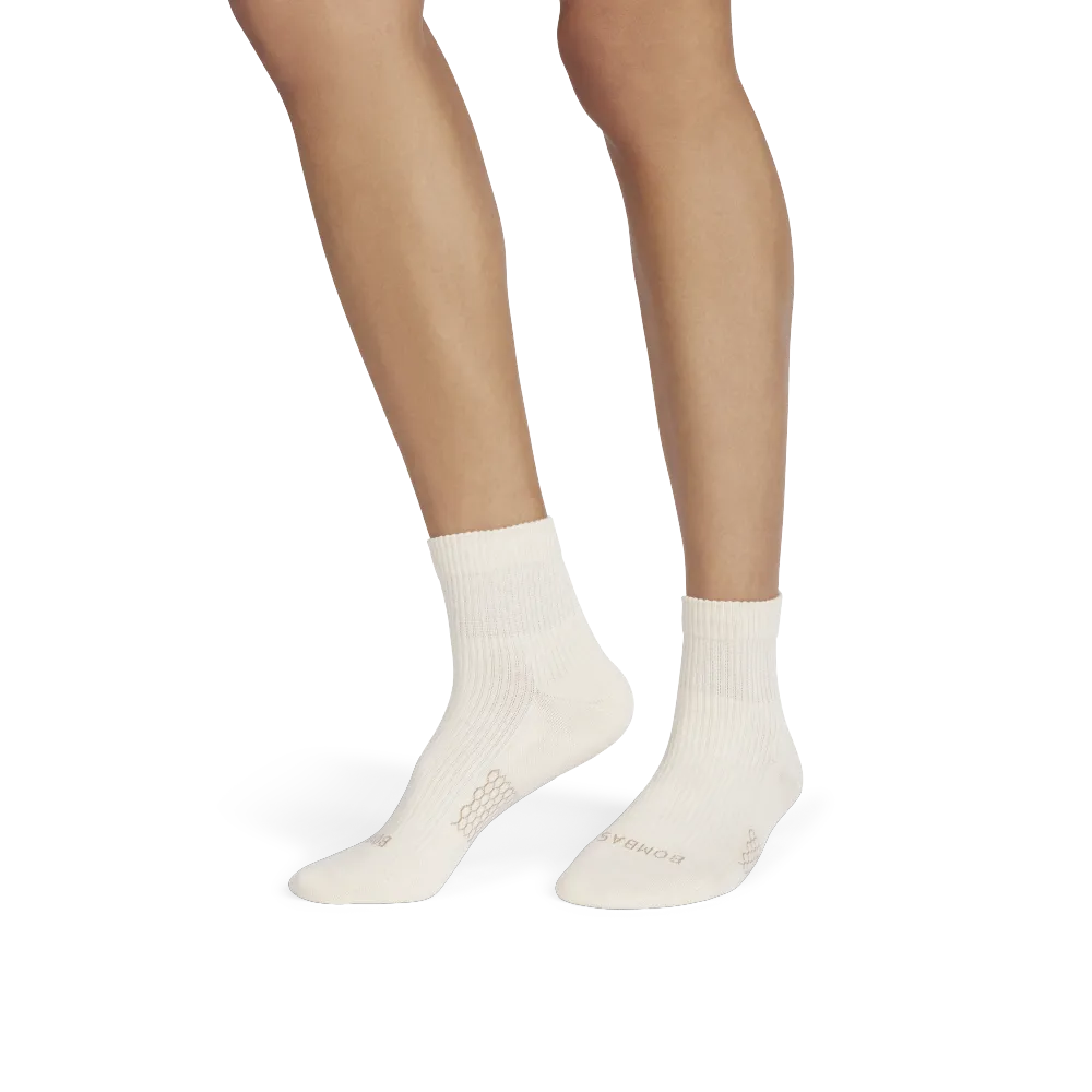 Women's Modern Rib Quarter Sock 4-Pack