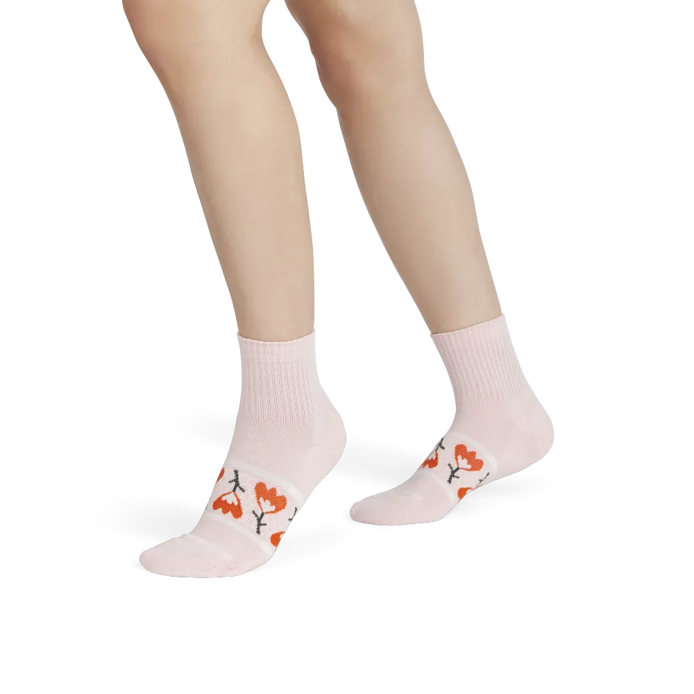 Women's Garden Party Quarter Socks
