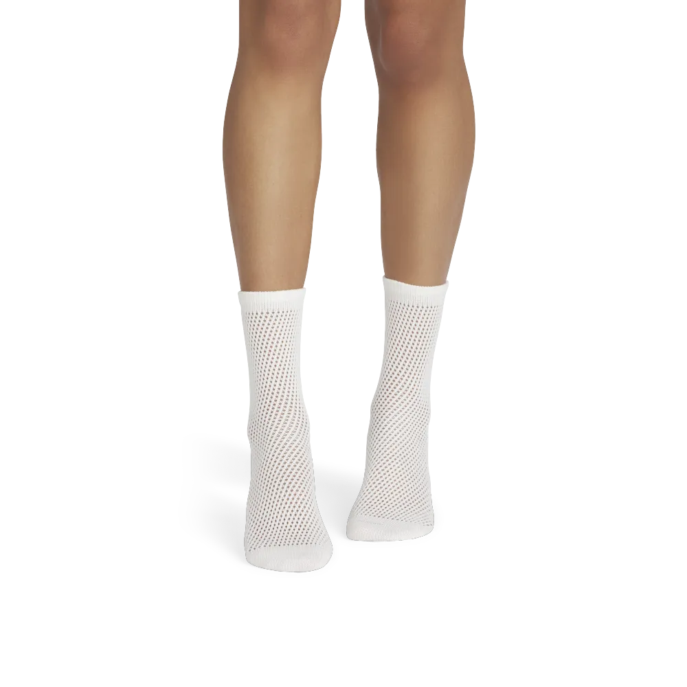 Women's Open Knit Half Calf Sock 4-Pack