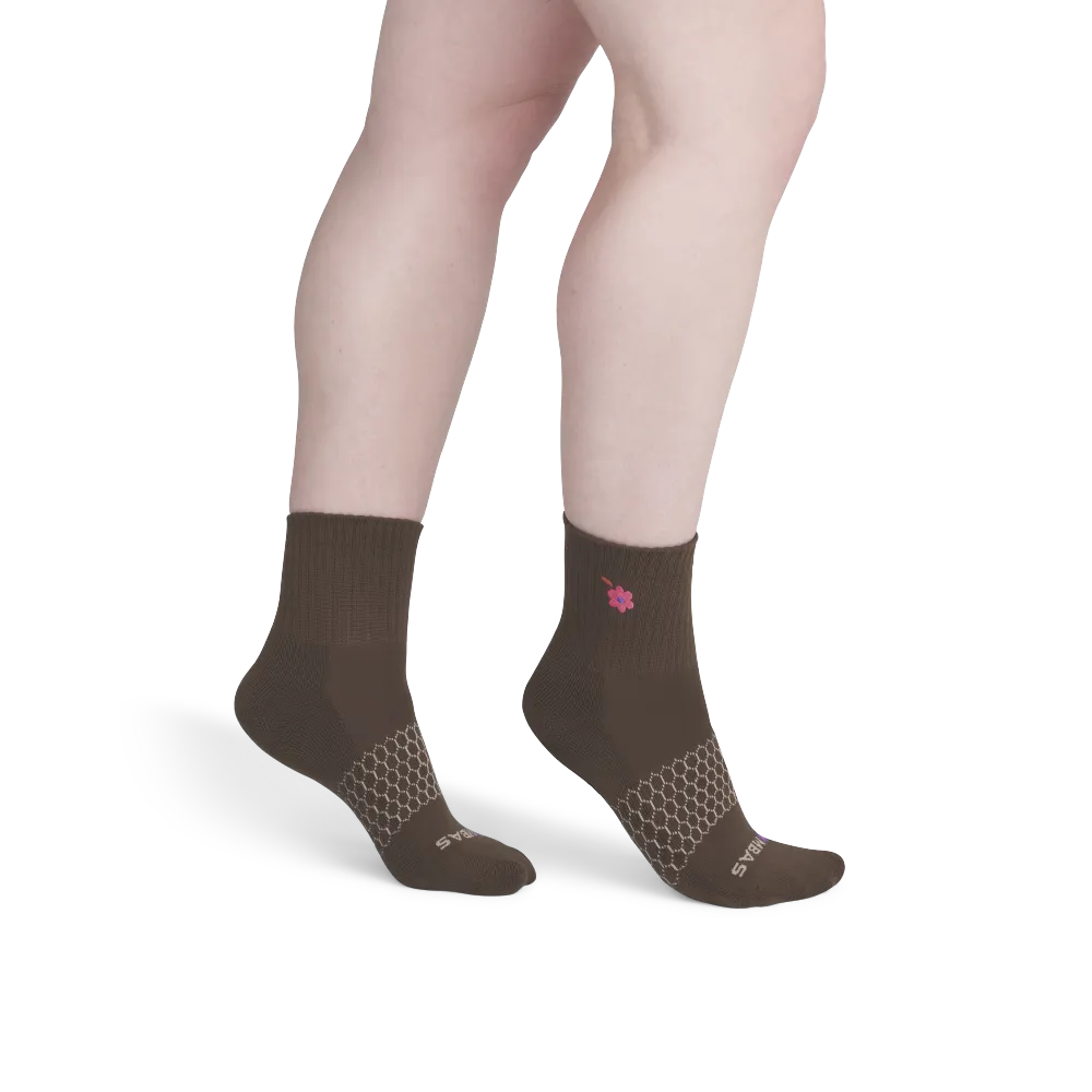 Women's Garden Party Quarter Socks