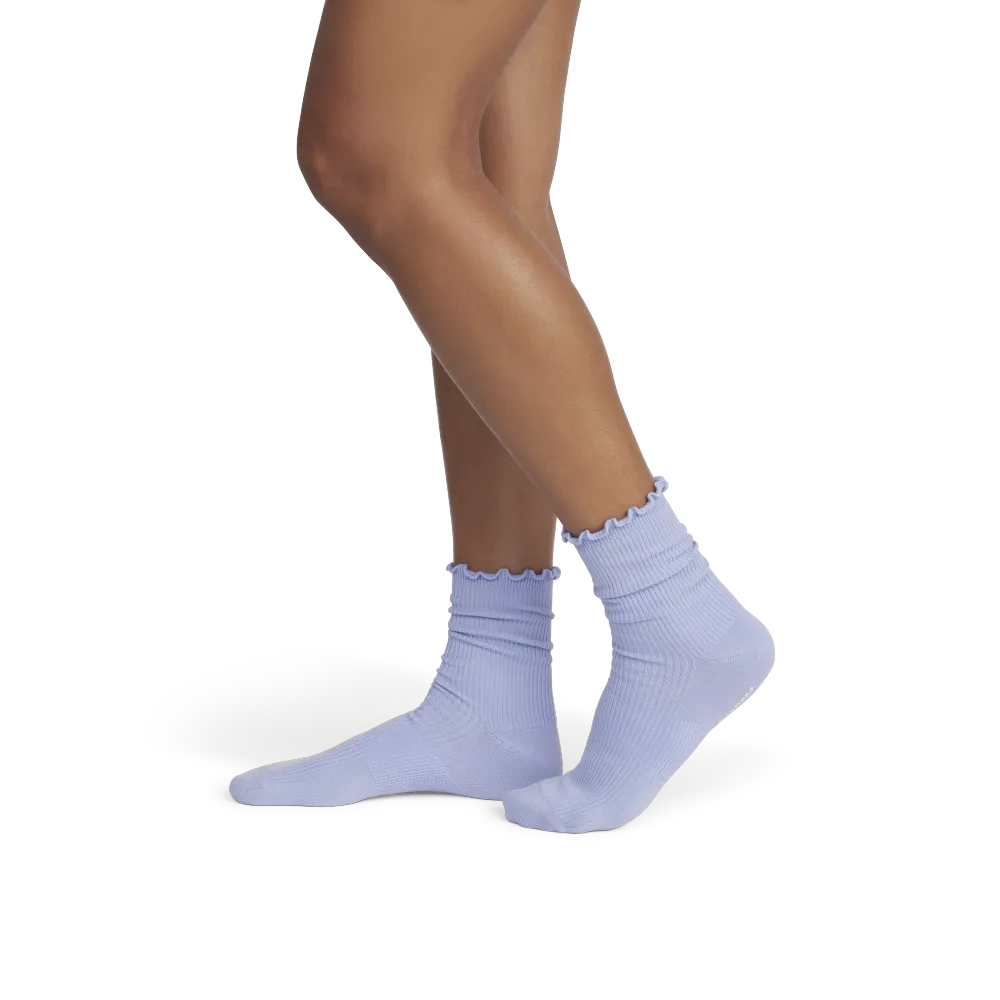 Women's Ruffle Rib Half Calf Sock 4-Pack