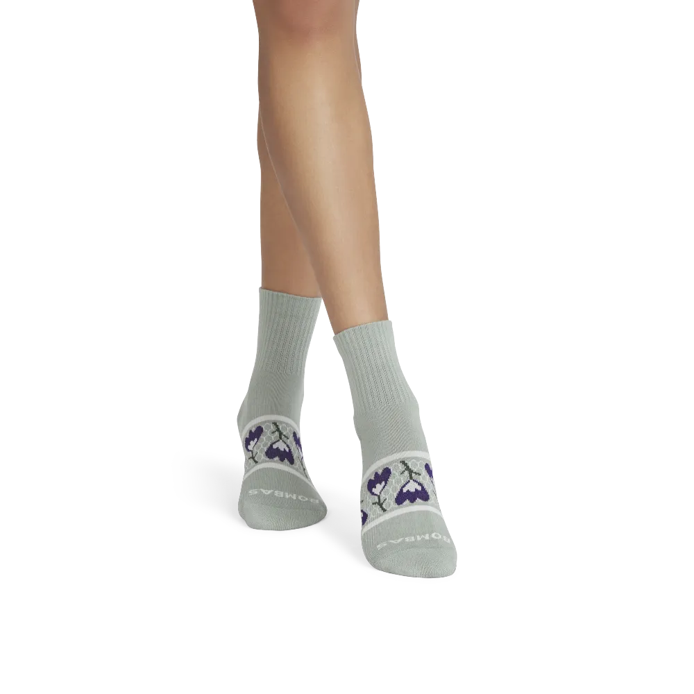 Women's Garden Party Quarter Socks