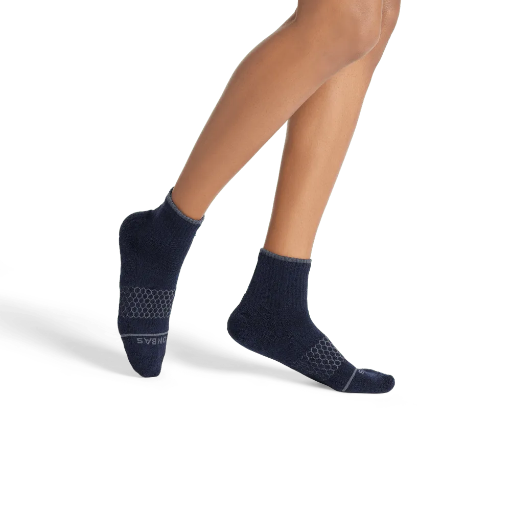 Women's Merino Wool Blend Quarter Sock 4-Pack