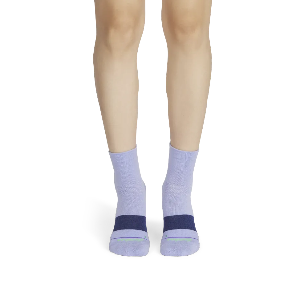 Women's Merino Wool Blend Athletic Quarter Sock 3-Pack