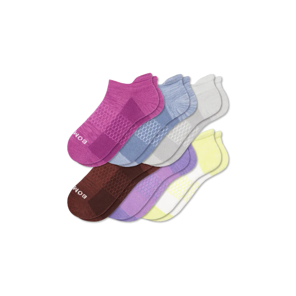Women’s Two Tone Ankle Sock 6-Pack