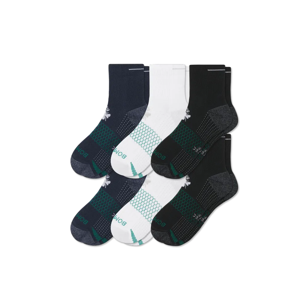 Women's Golf Quarter Sock 6-Pack