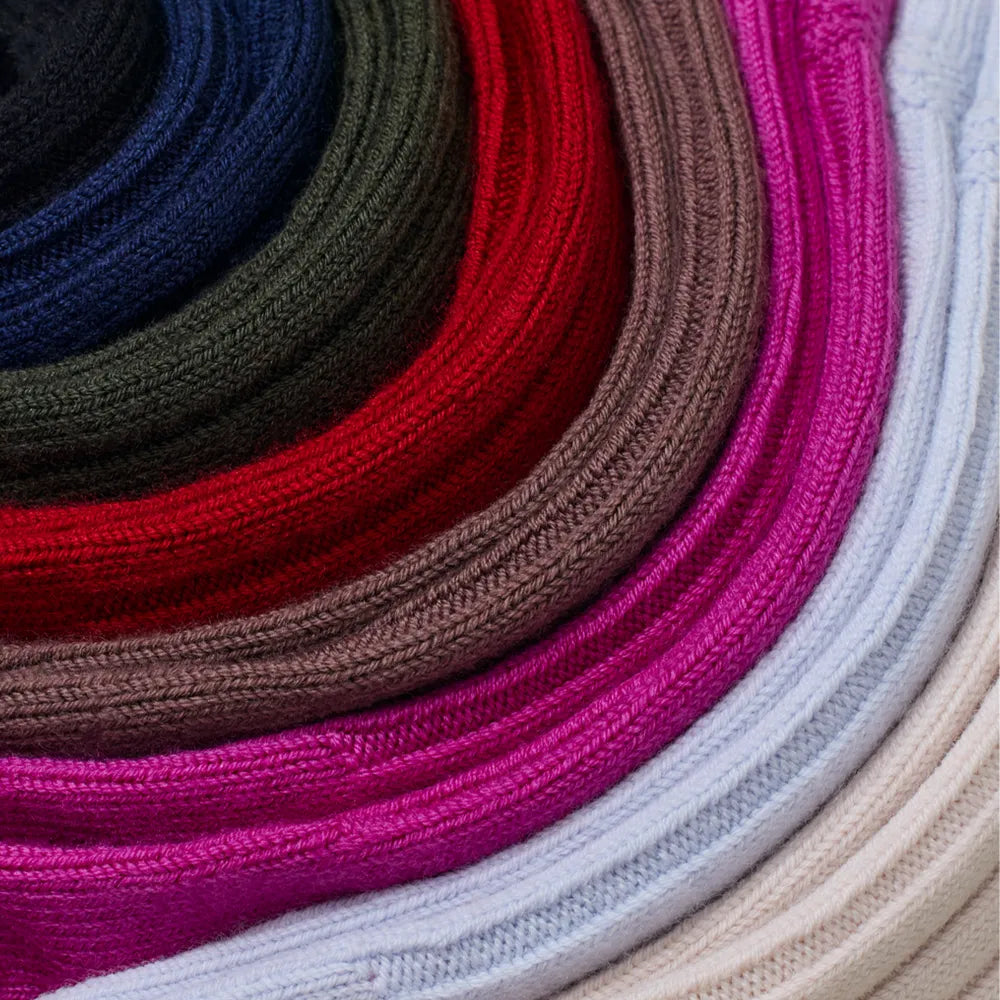 Women's Merino Cashmere Blend Rib Calf Sock 3-Pack