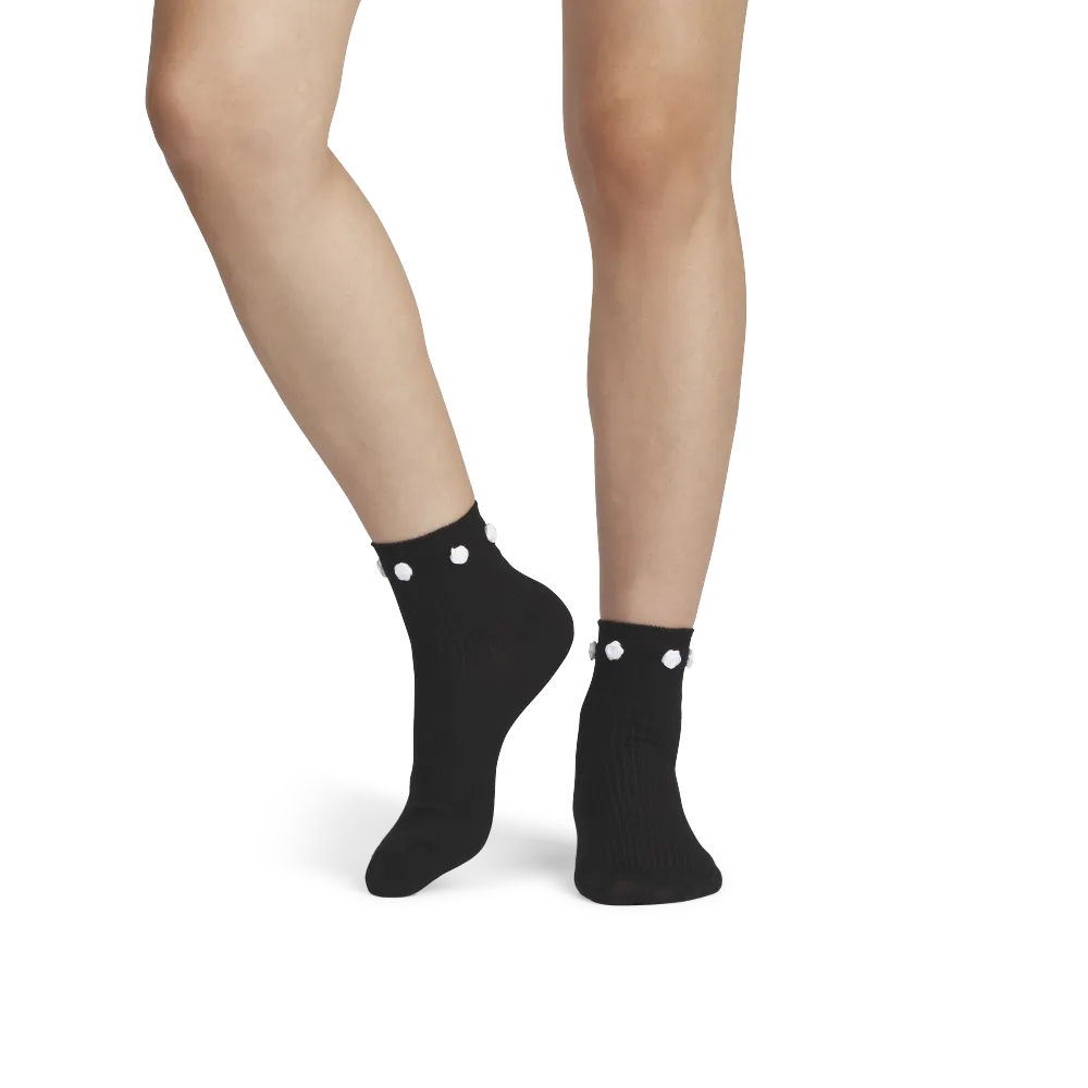 Women's Rosette True Rib Quarter Sock 3-Pack