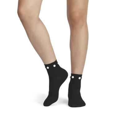 Women's Rosette True Rib Quarter Sock 3-Pack