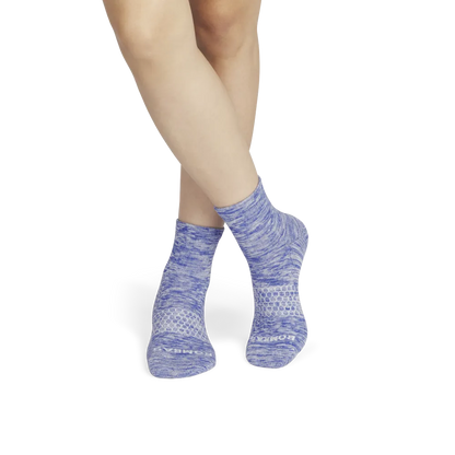 Women's Summer Slub Quarter Sock 4-Pack
