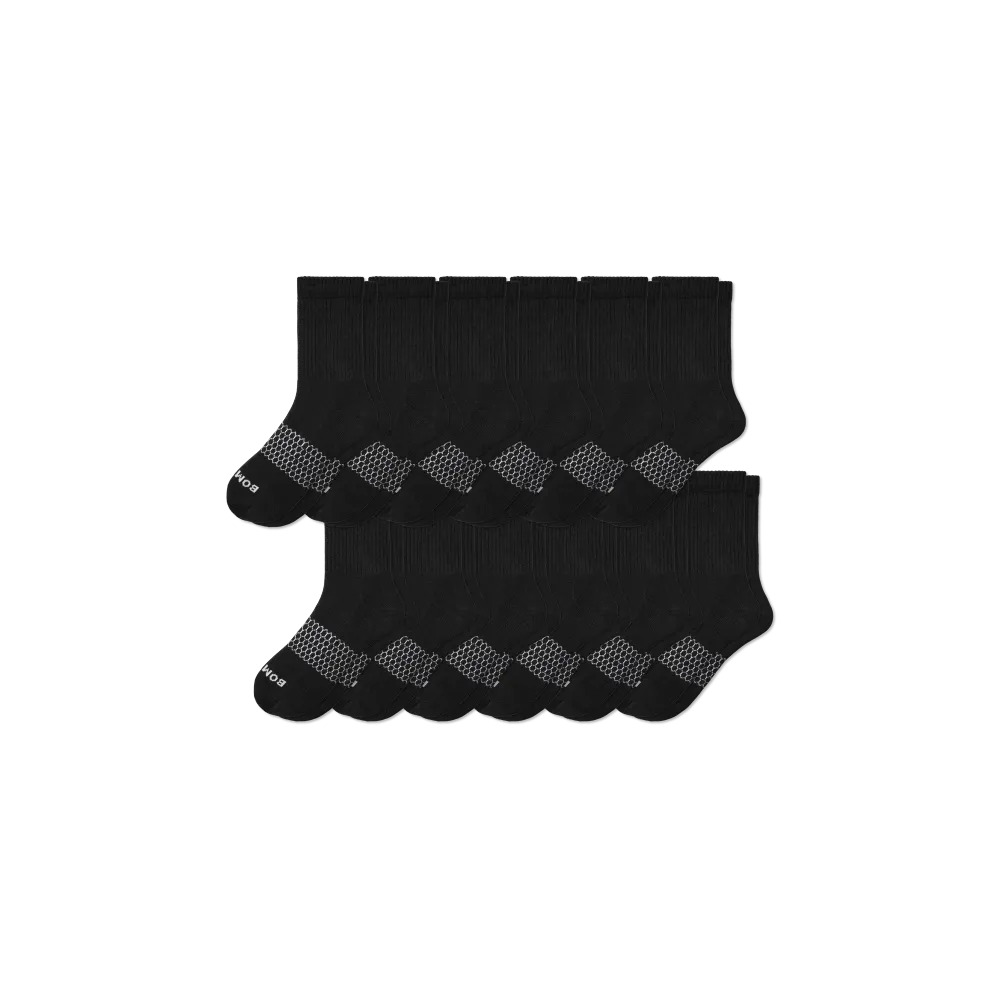 Women's Solids Half Calf Sock 12-Pack