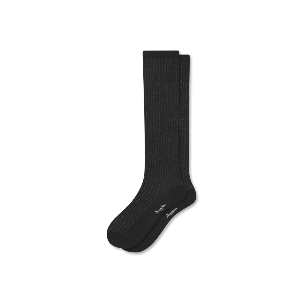 Women's Pointelle Knee High Socks