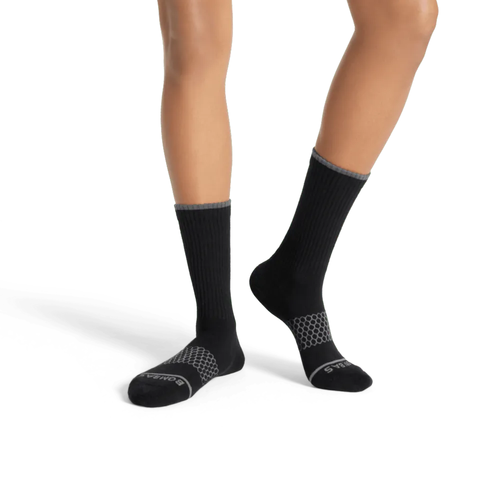 Women's Merino Wool Blend Calf Sock 4-Pack