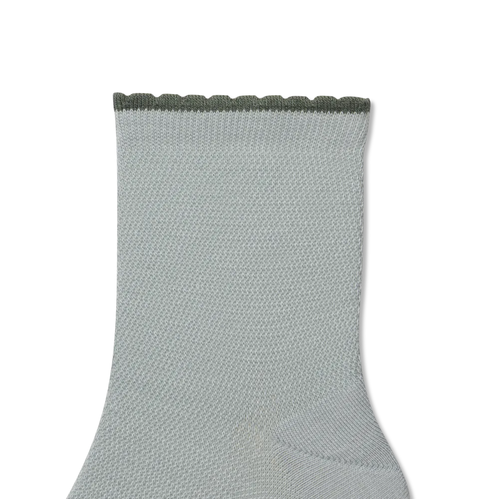 Women’s Scallop Cuff Quarter Sock 4-Pack