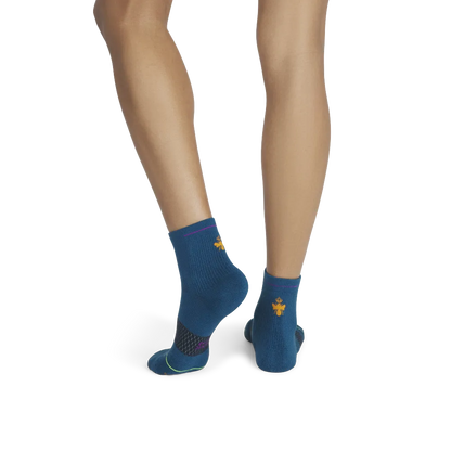 Women's Merino Wool Blend Athletic Quarter Sock 6-Pack