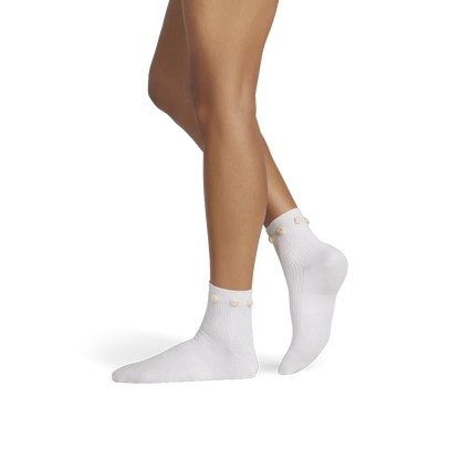 Women's Rosette True Rib Quarter Sock 3-Pack