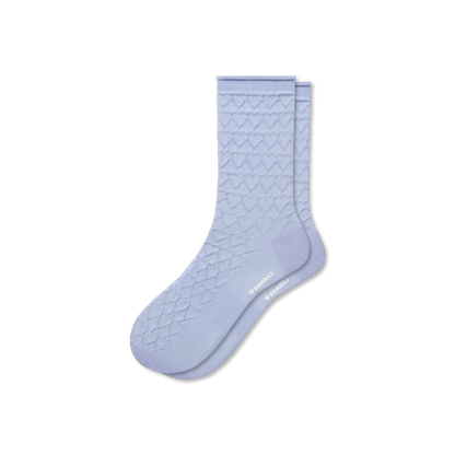 Women’s Hearts Half Calf Socks