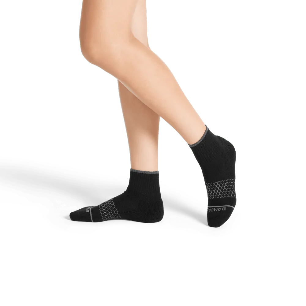 Women's Merino Wool Blend Quarter Sock 4-Pack