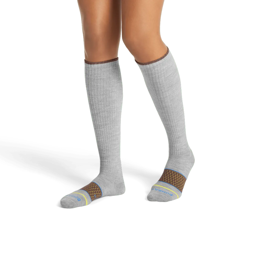 Women's Merino Wool Blend Everyday Compression Sock 6-Pack (15-20mmHg)