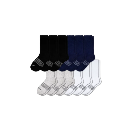 Women's Solids Calf Sock 12-Pack