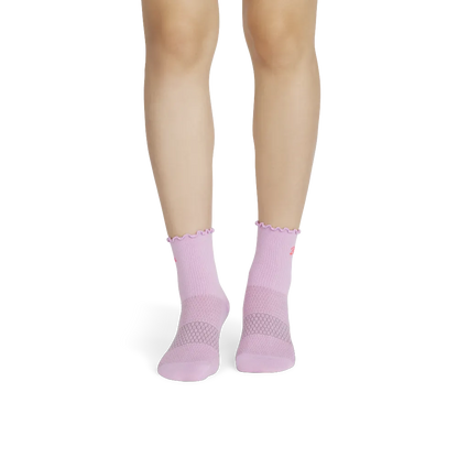 Women’s Ruffle Athletic Quarter Sock 3-Pack