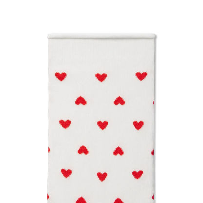 Women’s Hearts Half Calf Socks