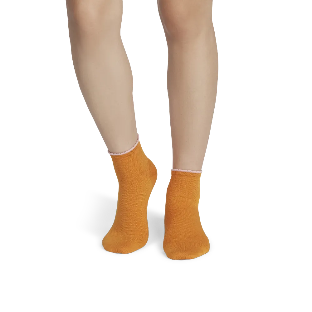 Women’s Scallop Cuff Quarter Sock 4-Pack