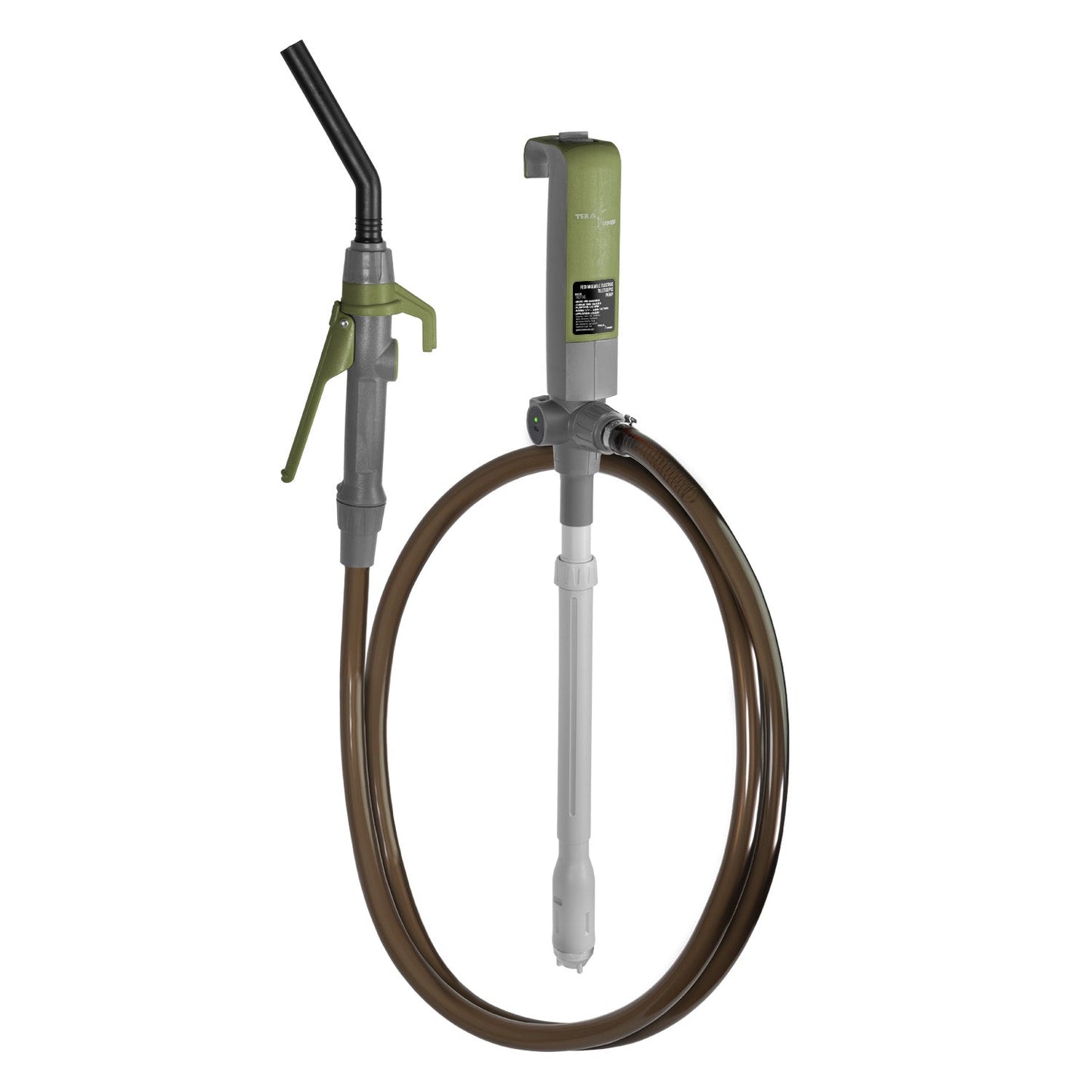 TREP04L | 2nd Gen. Rechargeable Battery Fuel Transfer Pump - 10ft Vinyl Hose