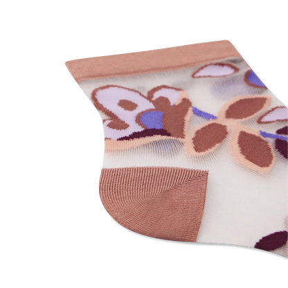 Women’s Sheer Garden Party Quarter Socks