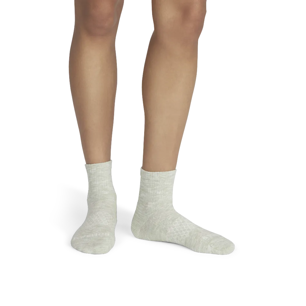Women's Summer Slub Quarter Sock 4-Pack