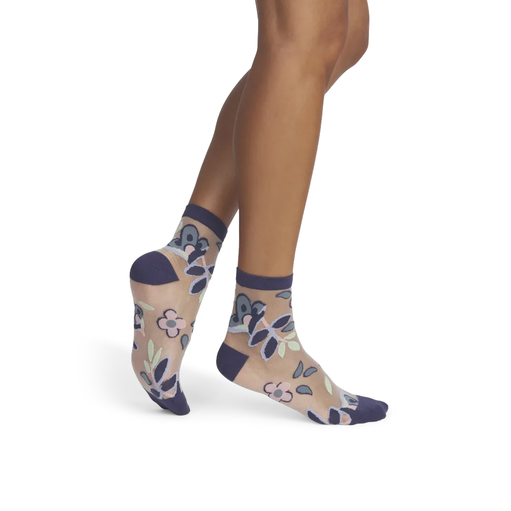 Women’s Sheer Garden Party Quarter Sock 3-Pack