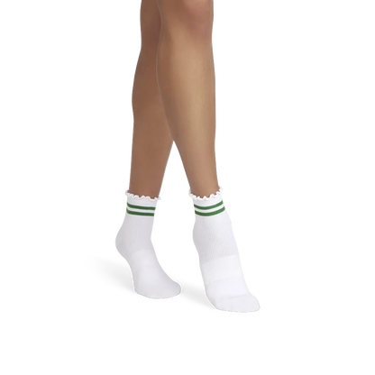 Women's Ruffle Rib Quarter Sock 4-Pack