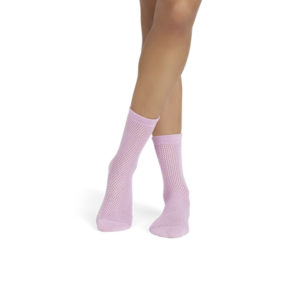 Women's Open Knit Half Calf Socks