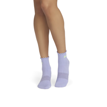 Women’s Ruffle Athletic Quarter Sock 6-Pack