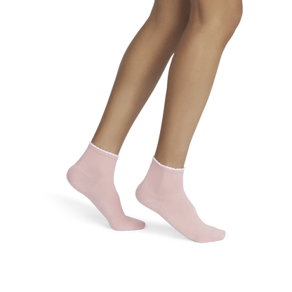 Women’s Scallop Cuff Quarter Sock 4-Pack