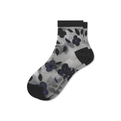 Women’s Sheer Garden Party Quarter Socks