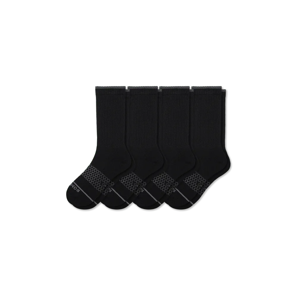 Women's Merino Wool Blend Calf Sock 4-Pack