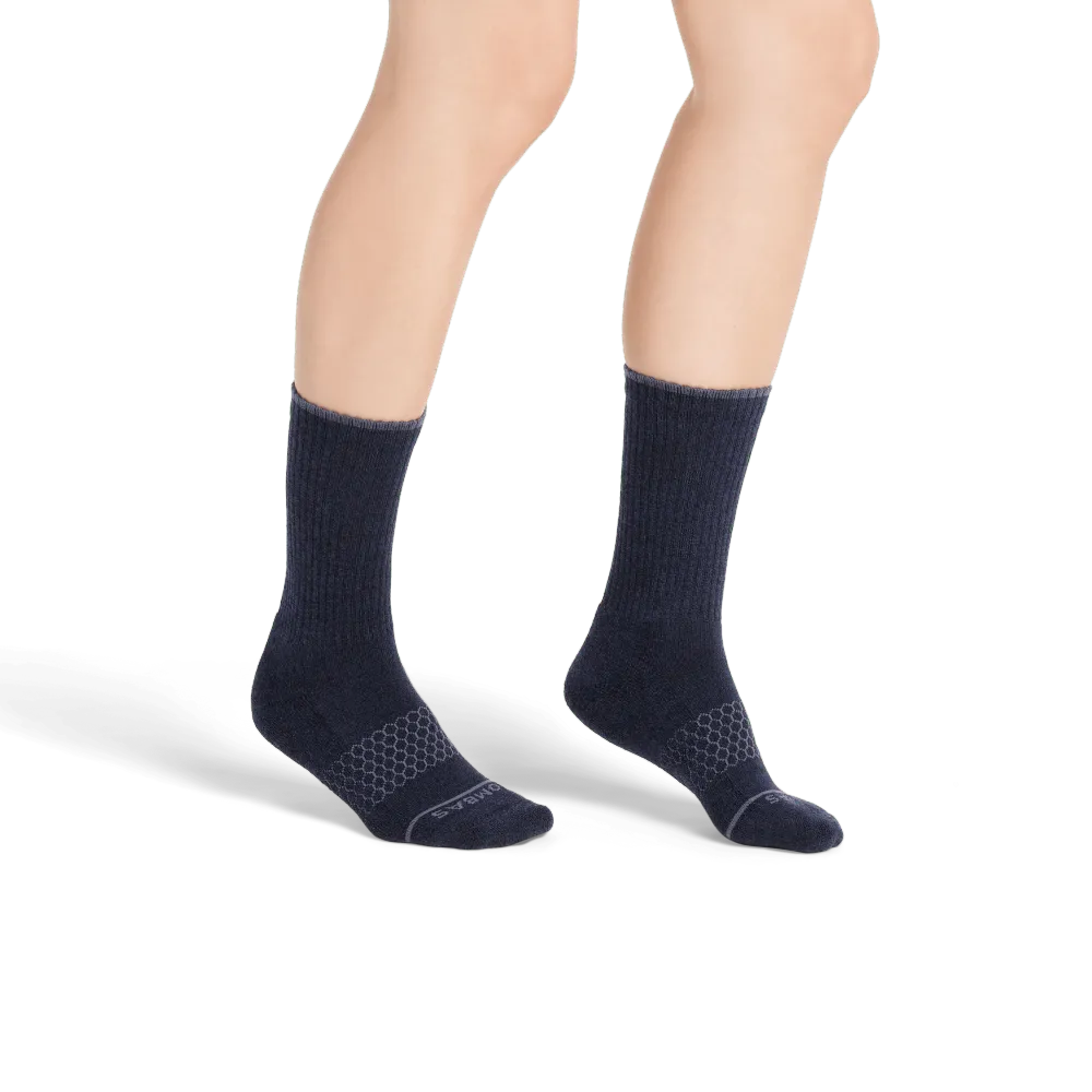 Women's Merino Wool Blend Calf Socks