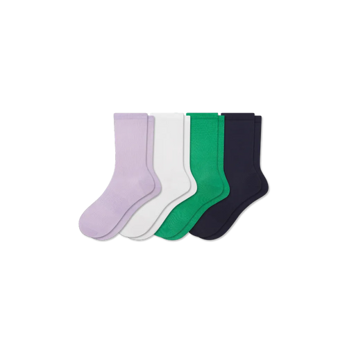 Women's Featherweight Rib Half Calf Sock 4-Pack